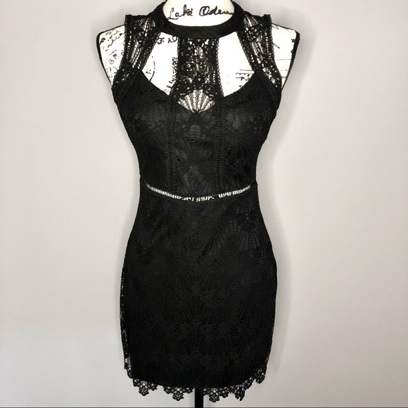 Guess Dresses & Skirts - Guess little black lace dress plus a surprise gift 🎁